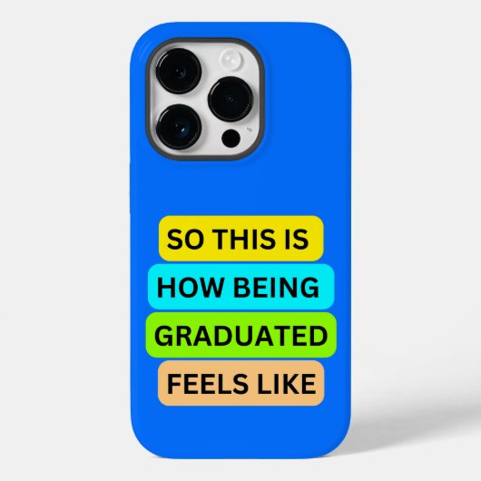 iPhone 14 proライトブルーケースSO_THIS_IS_HOW_BEING Case-Mate iPhoneケース (裏面)