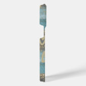 Iphone 14 Pro最大金ゴールドティール(緑がかった色)とハートケース iPhoneケース (右側面)