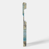 Iphone 14 Pro最大金ゴールドティール(緑がかった色)とハートケース iPhoneケース (左側面)