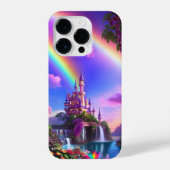 iPhone 14 Pro case with magical landscape iPhoneケース (裏面)