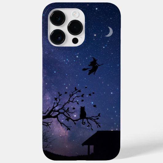 iPhone 14 Pro Maxケース - ブルーハロウィンイラスト Case-Mate iPhoneケース (裏面)