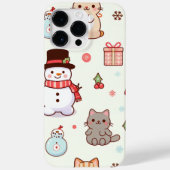iPhone 14 Pro Maxケース – Cat雪だるま Case-Mate iPhoneケース (裏面)