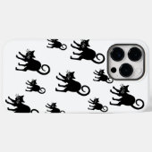 IPhone 14 Pro Max – ブラックキャットケース Case-Mate iPhoneケース (裏面 (横))