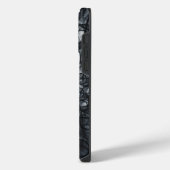 iPhone 14 Pro Max | ブラック抽象画柄 バックケース iPhoneケース (左側面)