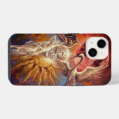 iPhone 14 Tough Case, Glossy iPhoneケース (裏面横)