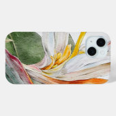 iPhone 15のケース – 水彩エキゾチック花 Case-Mate iPhoneケース (裏面 (横))