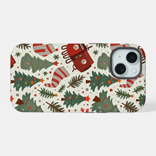 iPhone 15クリスマスケース iPhone 15ケース (裏面横)