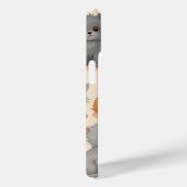 iPhone 15ケースかわいい子猫パターンフォンケース Case-Mate iPhoneケース (裏面 / 右)