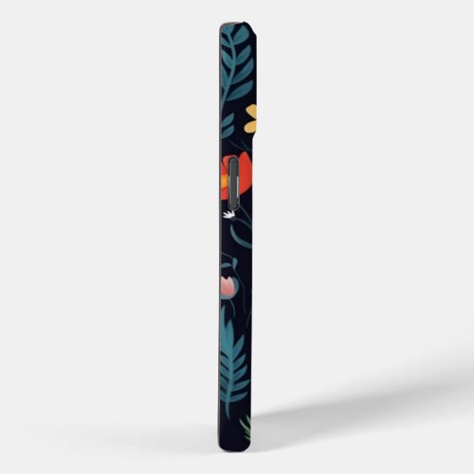 iPhone 15ケース付き/フローラアートデザイン Case-Mate iPhoneケース (裏面 / 右)