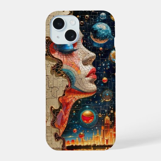 iPhone 15ケース目最高の視世界印刷 iPhone 15ケース (裏面)