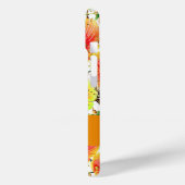 iPhone 15ケース(オレンジと黄色の花) Case-Mate iPhoneケース (裏面 / 左)