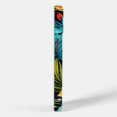 iPhone 15ケース(トロピカルフローラデザイン) Case-Mate iPhoneケース (裏面 / 右)