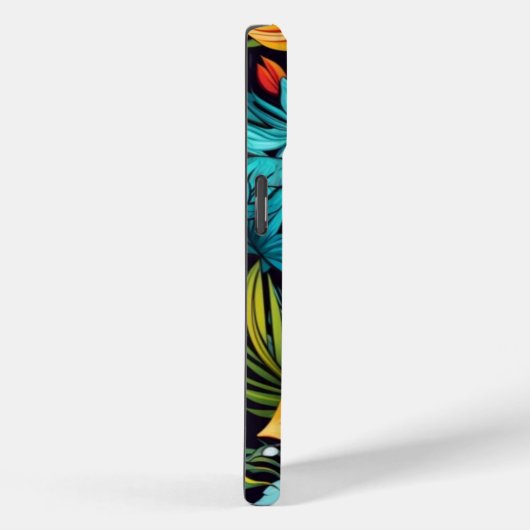 iPhone 15ケース(トロピカルフローラデザイン) Case-Mate iPhoneケース (裏面 / 右)