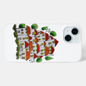 iPhone 15ケース（ドードル – 手書き） Case-Mate iPhoneケース (裏面 (横))