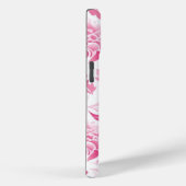 iPhone 15ケース(ピンクのフローラデザイン) Case-Mate iPhoneケース (裏面 / 右)