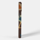 iPhone 15ケース(ミッドセンチュリー三角形モダン) Case-Mate iPhoneケース (裏面 / 右)