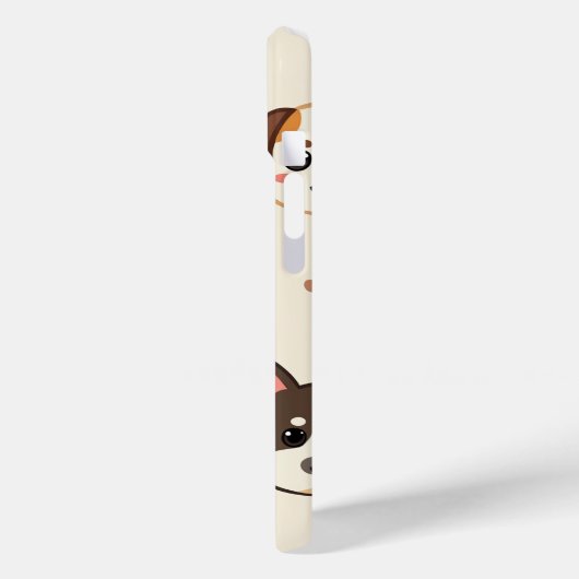 iPhone 15ケース/猫と犬 Case-Mate iPhoneケース (裏面 / 左)