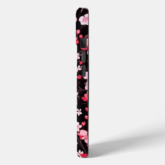 iPhone 15電話ケースさくらんぼブロッサムフローラデザイン Case-Mate iPhoneケース (裏面 / 左)