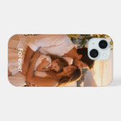 iPhone 15 カスタムケース 永遠の家族写真ギフト 15ケース (裏面横)