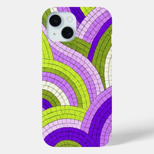 iPhone 15 ケース.メモリにカーブするカラー。 Case-Mate iPhoneケース (裏面)