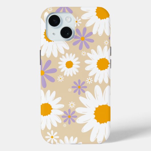 Iphone 15 -デイジー携帯ケース Case-Mate iPhoneケース (裏面)