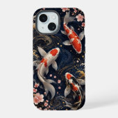 iPhone 15 用 高級和風鯉魚手機殻 15ケース (裏面)
