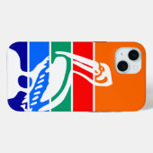 iPhone 15 Plusケースメイト、サンクトペテルブルク州旗 Case-Mate iPhoneケース (裏面 (横))