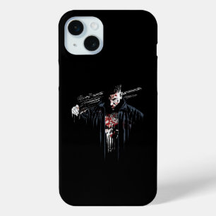 iPhone 15 Plusケース（打撃を与える男と銃） Miniケース