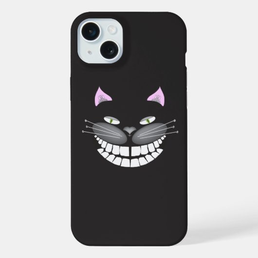 iPhone 15 plus チェシャ猫ケース iPhoneケース (裏面)