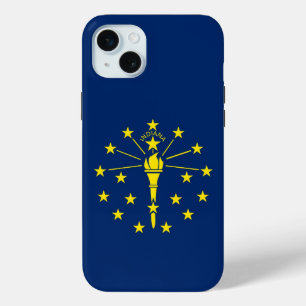 iPhone 15 Plus Case-Mate インディアナ州の旗 Miniケース