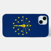 iPhone 15 Plus Case-Mate インディアナ州の旗 iPhoneケース (裏面 (横))