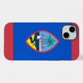 iPhone 15 Plus Case-Mate グアムの旗 iPhoneケース (裏面横)