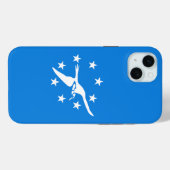 iPhone 15 Plus Case-Mate コーパスクリスティの旗 iPhoneケース (裏面 (横))