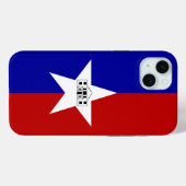 iPhone 15 Plus Case-Mate サンアントニオの旗 iPhoneケース (裏面 (横))
