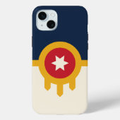 iPhone 15 Plus Case-Mate タルサ フラグ iPhoneケース (裏面)