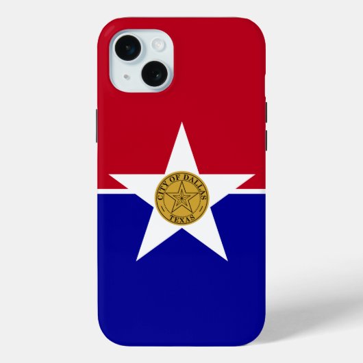 iPhone 15 Plus Case-Mate ダラス フラッグ iPhoneケース (裏面)