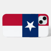 iPhone 15 Plus Case-Mate テキサス フラッグ iPhoneケース (裏面 (横))
