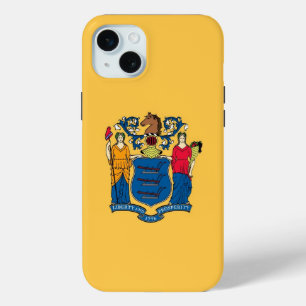 iPhone 15 Plus Case-Mate ニュージャージー州の旗 Miniケース