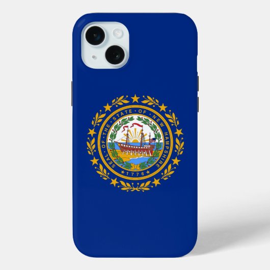 iPhone 15 Plus Case-Mate ニューハンプシャー州の旗 iPhoneケース (裏面)