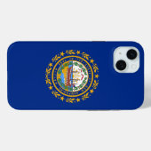 iPhone 15 Plus Case-Mate ニューハンプシャー州の旗 iPhoneケース (裏面 (横))