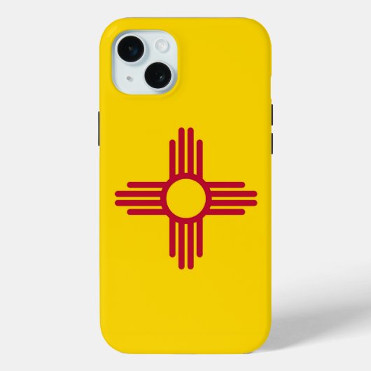 iPhone 15 Plus Case-Mate，ニューメキシコ州旗 Case-Mate iPhoneケース (裏面)