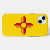 iPhone 15 Plus Case-Mate，ニューメキシコ州旗 Case-Mate iPhoneケース (裏面 (横))