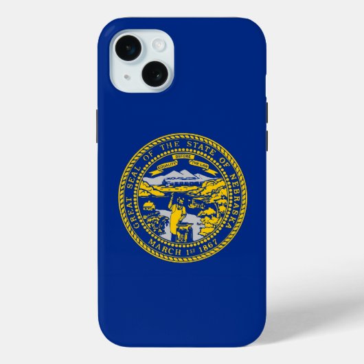 iPhone 15 Plus Case-Mate ネブラスカ州の旗 iPhoneケース (裏面)