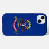 iPhone 15 Plus Case-Mate ノースダコタ州の旗 iPhoneケース (裏面 (横))