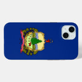 iPhone 15 Plus Case-Mate バーモント州の州旗 iPhoneケース (裏面 (横))