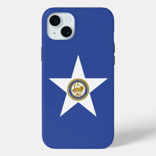 iPhone 15 Plus Case-Mate ヒューストン テキサス州 フラグ iPhoneケース (裏面)