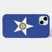 iPhone 15 Plus Case-Mate ヒューストン テキサス州 フラグ iPhoneケース (裏面 (横))