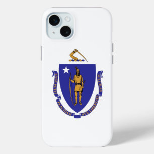 iPhone 15 Plus Case-Mate,マサチューセッツ州旗 Miniケース
