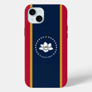 iPhone 15 Plus Case-Mate ミシシッピ州の旗 Miniケース