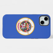 iPhone 15 Plus Case-Mate ミネソタ州の旗 iPhoneケース (裏面横)